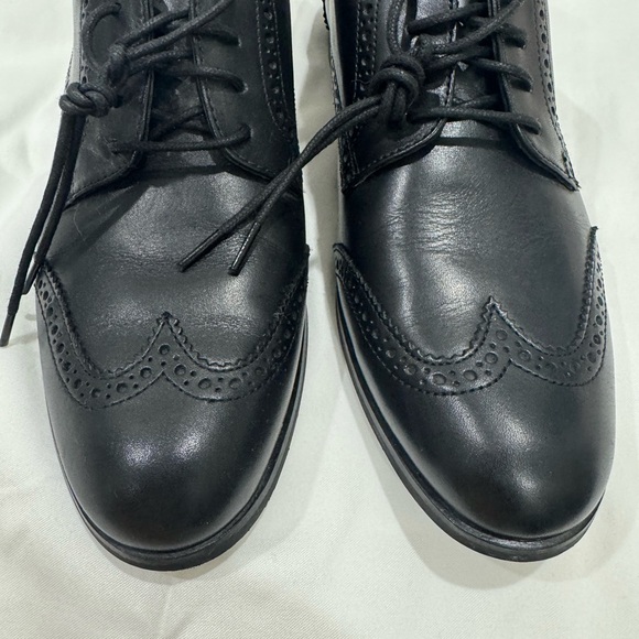NWOT Cole Haan Black Benton MDL Wing II Oxford Dress Shoes with Brogue Detailing - Picture 2 of 8